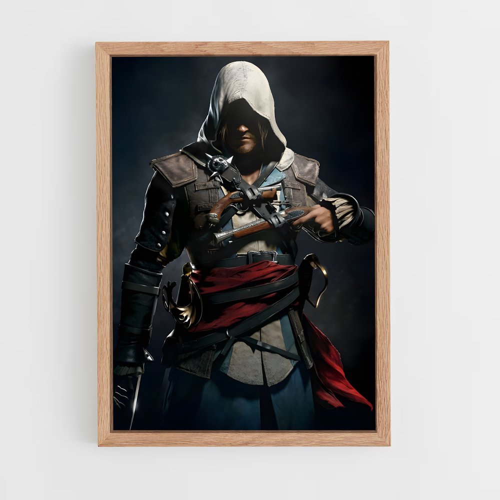 Poster Edward Kenway : L’Assassin des Mers – affiche Assassin's Creed (vue 4)